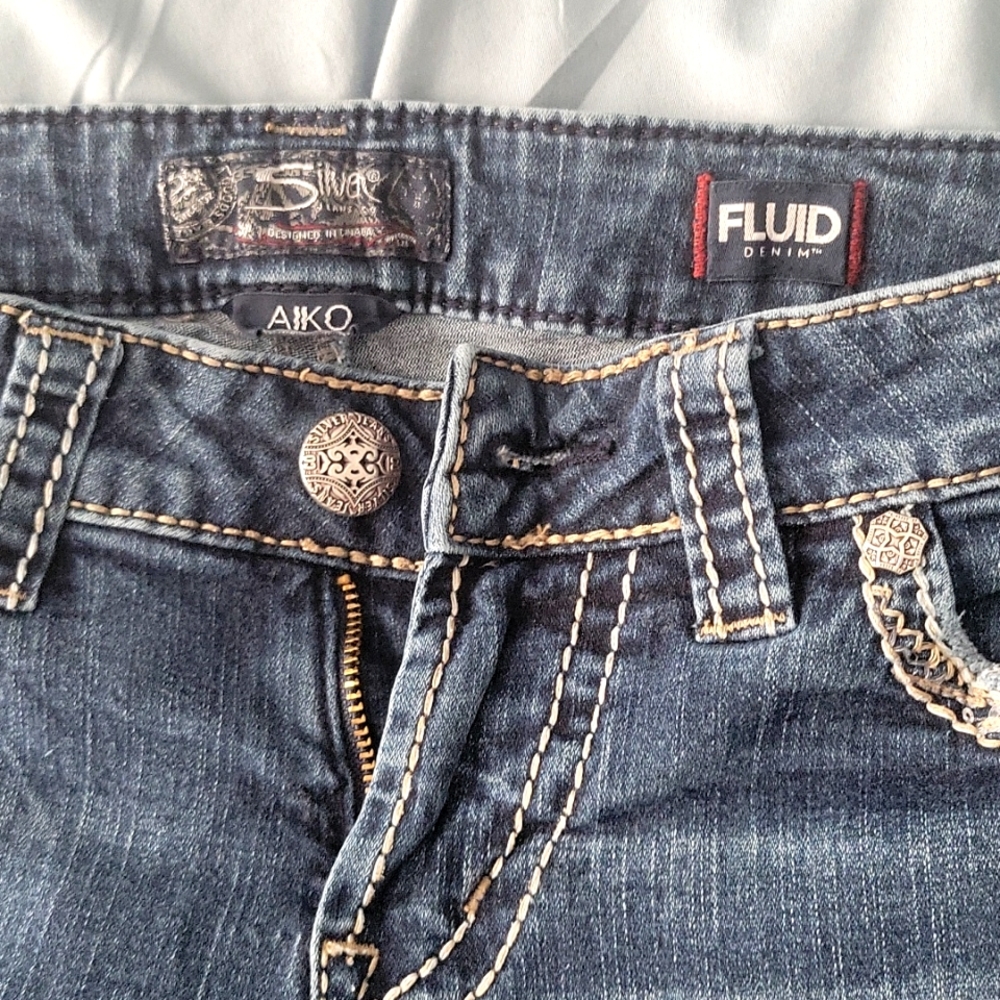 Silver jeans